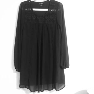 Sequin Hearts Dress Black S